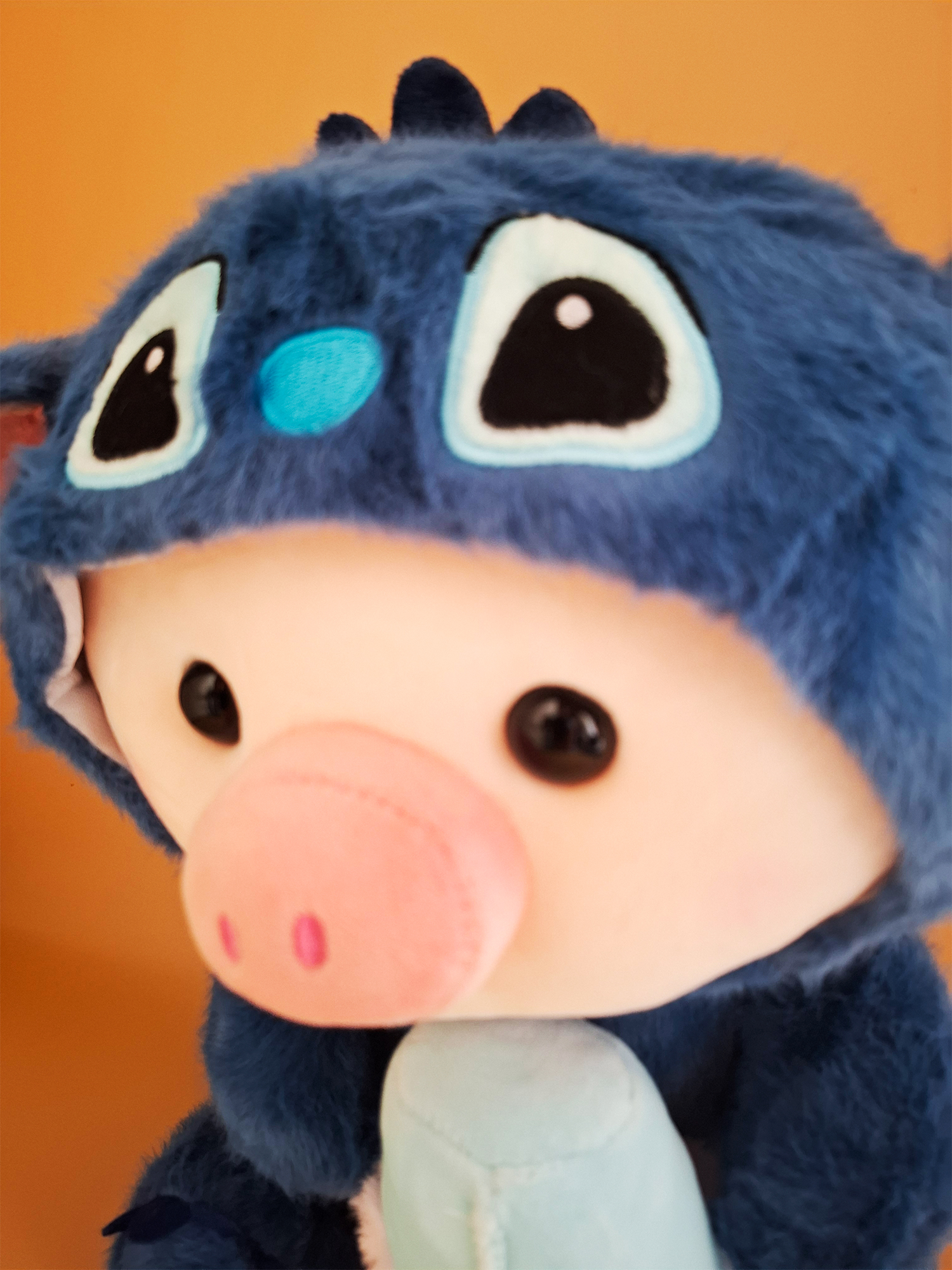 🐷💙🧸 Peluche Cerdo Stitch 50cm – Grande, Suave y Adorable  Bombones Angie 2025